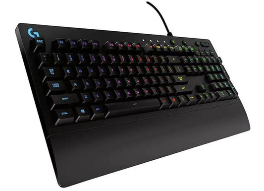 Logitech USB 2.0 G213 Prodigy Gaming Keyboard with 16.8 Million Lighting Colors (Renewed)